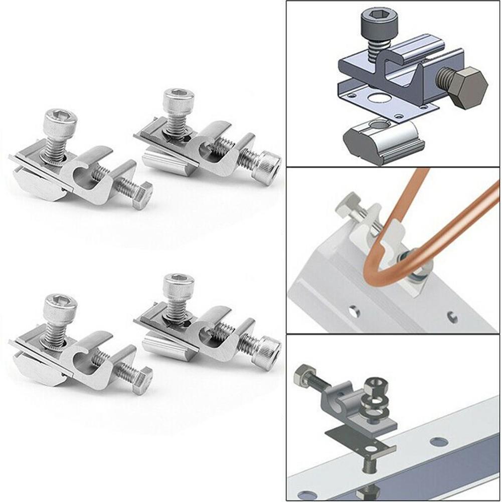 Solar Panel Mounting Bracket Clamps Accessories Aluminum