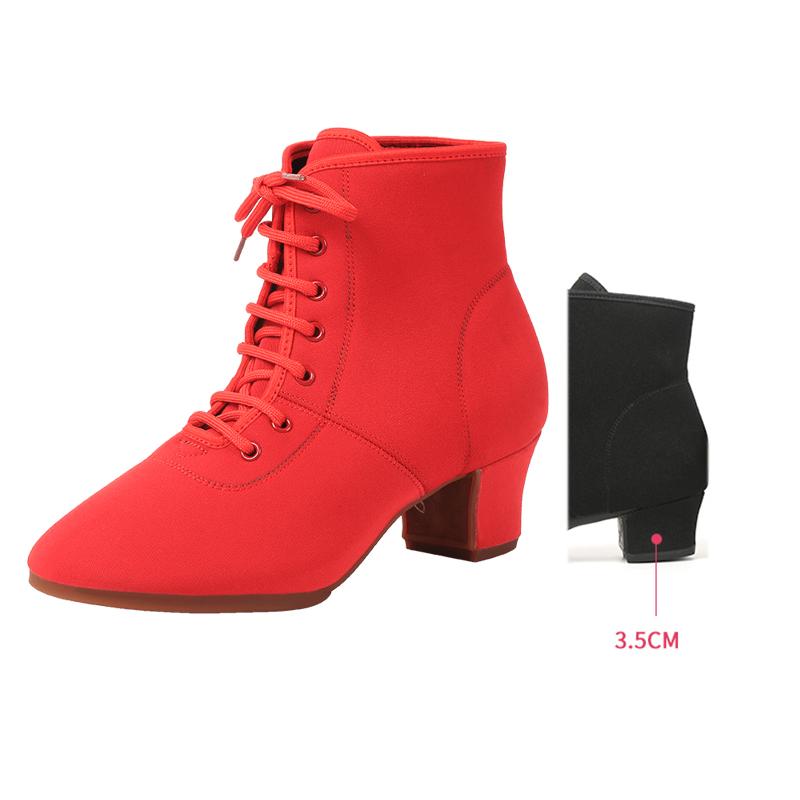 Модные танцевальные ботинки для женщин/девочек, черные туфли для учителей из ткани Оксфорд, высокие современные джазовые туфли для отдыха на открытом воздухе