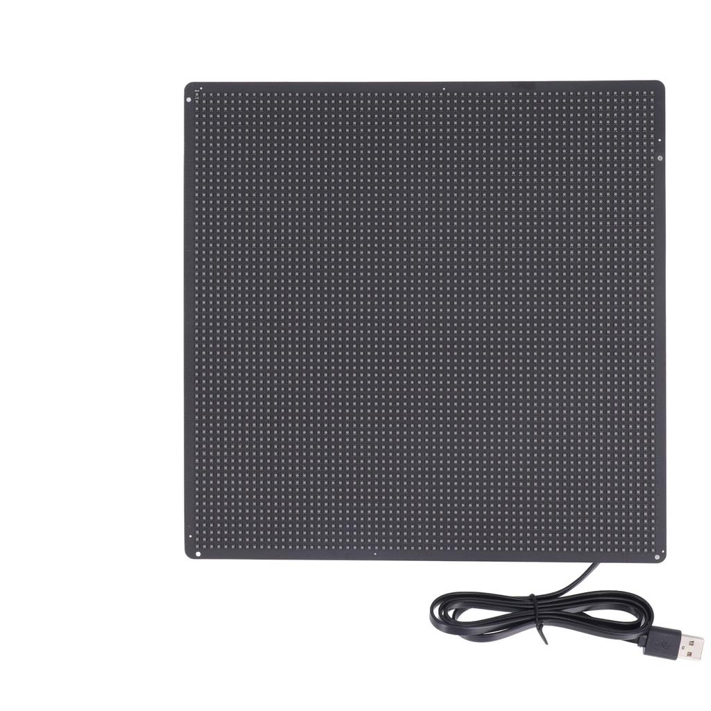Светодиодная рекламная вывеска, беспроводная передача, программируемая прокручиваемая панель, разрешение 64x64, питание 5 В от USB