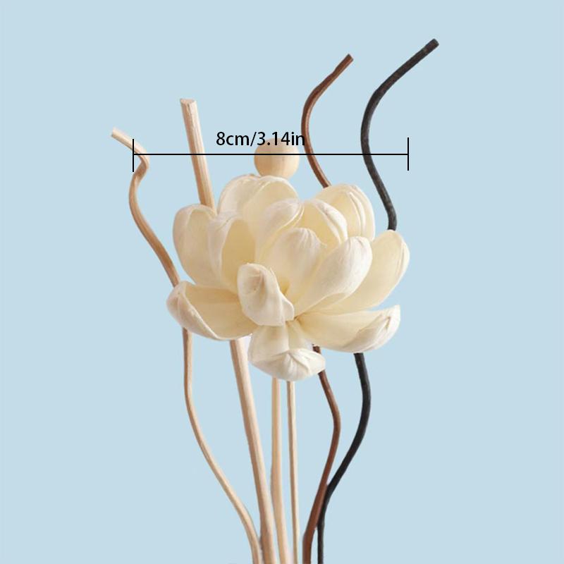 Cotton Peony Shaped Fragrance Expanding Stick Aromatherapy Flower Volatile Stick
