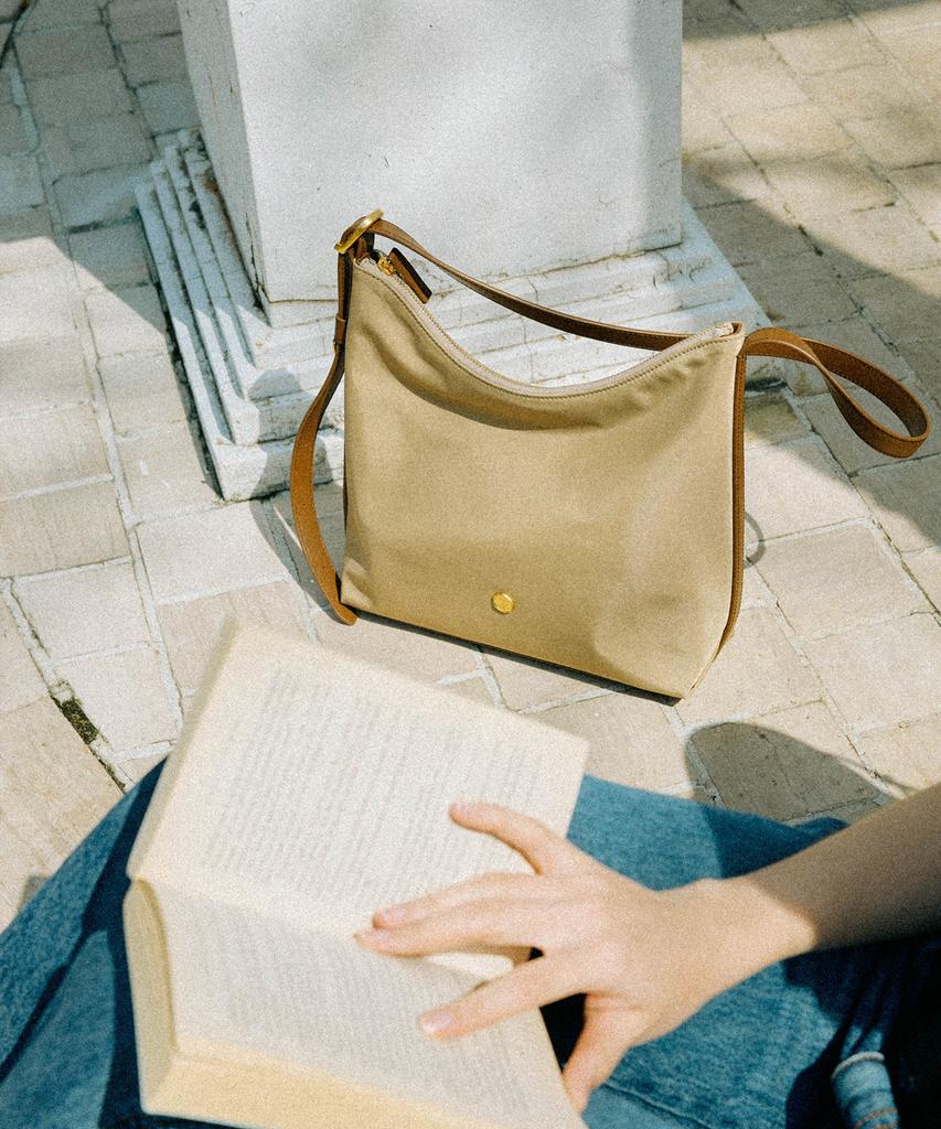 Lememe Sac Leonie Nylon Capuccino