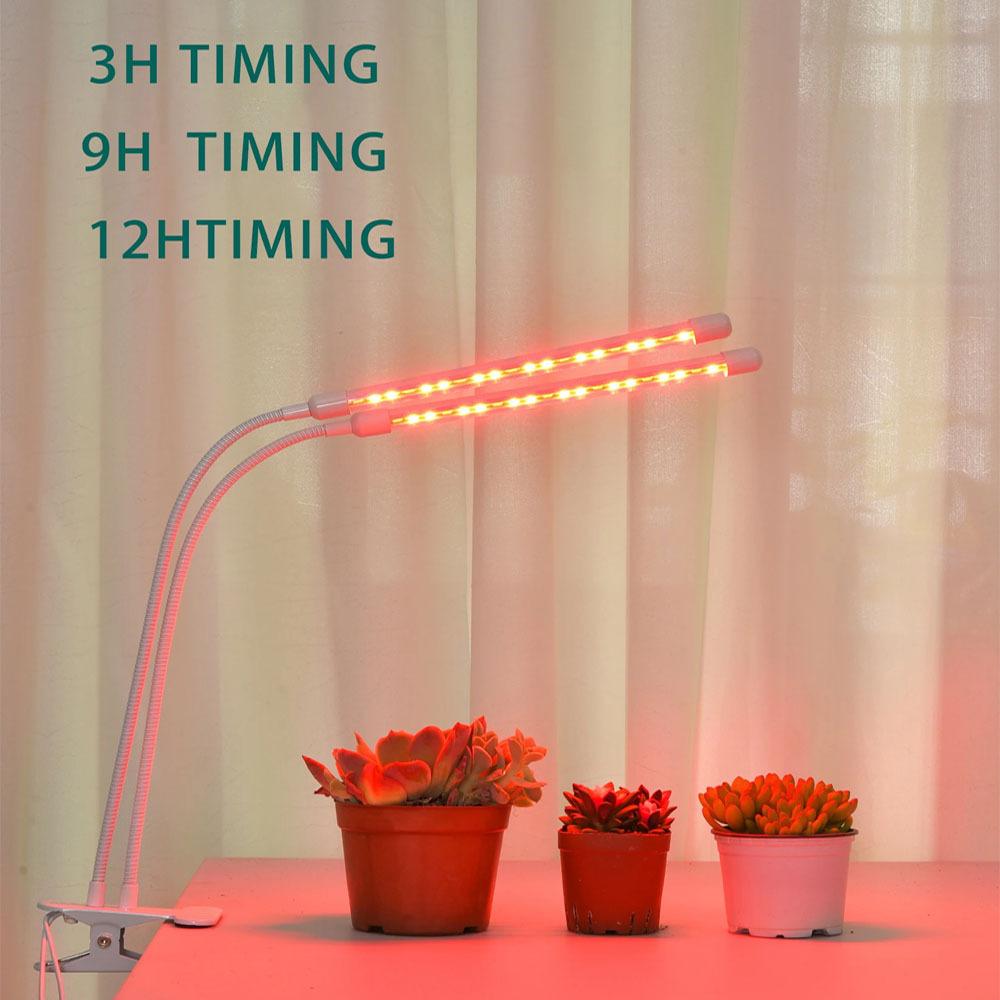 30-150 светодиодный USB-светильник для выращивания растений с управлением, фитолампа полного спектра, фитолампа для дома, цветов, рассады, клипса, фитолампа