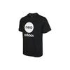 Adidas Neo Logo Print Casual Breathable Sports T-Shirt Unisex Tops Black HM8384