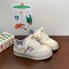 Niche сладкие толстые кроссовки на платформе женские 2025 новые весенние универсальные немецкие кроссовки для тренировок внутренняя высота увеличение повседневные спортивные белые кроссовки