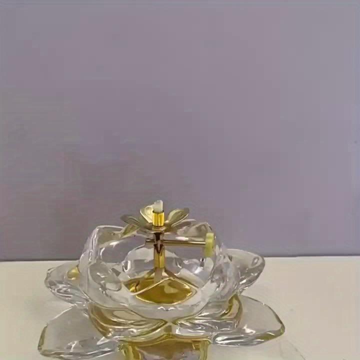 1шт регулируемая металлическая подставка для свечи - мини-масляная лампа, подсвечник, аксессуары с ручкой управления