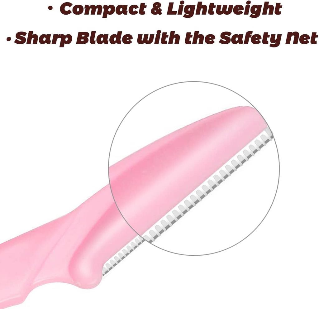 30Pcs Eyebrow Razors Multipurpose Exfoliating Dermaplaning Tool Face Razor and Eyebrow Razors for Women Men with Cover