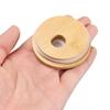 Storage Bottles Silicone Seal Ring Wide Mouth Cup Mason Jar Lid With Straw Hole Bamboo Wood Lids