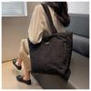 Soft Cloth Bag Single Shoulder Bag for Female Students Large Capacity Commuting Handbag Tote Bag