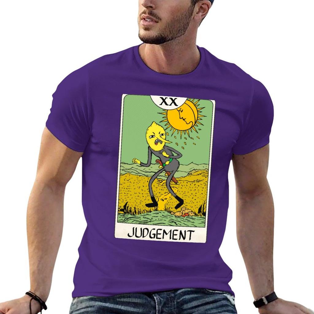 Lemongrab - Tarot Card - Judgement T-Shirt plain customs animal prinfor boys hippie clothes shirts graphic tee men
