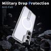 For Samsung Galaxy S25/S24 Magnetic Case Kickstand TPU + Acrylic Phone Cover