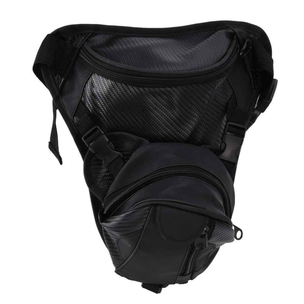 Men Leather Thigh Bag Multifunctional Drop Leg Bag Thigh Satchel for Bicycle Travel Hiking