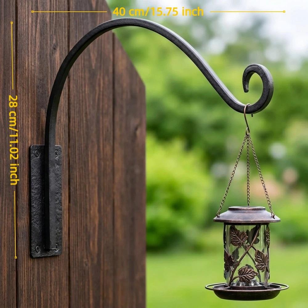 Iron Plant Hanger Bracket 16 Inch Wall Mount Hooks Hanging Bracket Hanging Plant Hooks Indoor Use