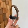 20 мм 22 мм 18 мм Ремешок для Samsung Galaxy Watch 7 FE 5 Pro 4 6 classic 44 мм 40 мм Кожаный петлевой браслет correa Galaxy Watch 7 Ремешок