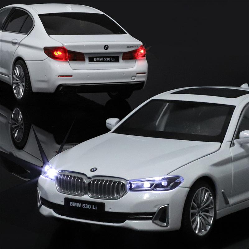 1/18 BMW 5 Серии 530i 530LI Сплавная Модель Автомобиля Металлическая Литая Роскошные Транспортные Средства Модель Автомобиля Высокая Симуляция Коллекция Детская Игрушка Подарок