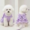 Breathable Puppy Princess Dress Bow Design Cat Dog Vest  For Chihuahua Pomeranian Teddy