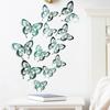 10 цветов 12 шт. 3D наклейки-бабочки для гостиной, спальни, украшения, зеркальные наклейки, полые бабочки ARI