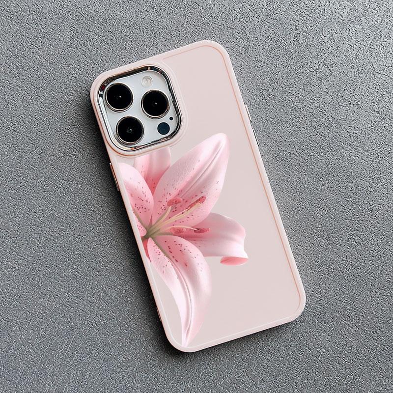 Силиконовый чехол для телефона для iPhone 15 16 14 Pro Max Plus 13 12 11 Pro Max XR XS X 7 8 SE2 Цветок Лилии Орхидеи Пышное Цветение Обложка