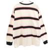 KIIT made in Japan Border Pattern Long sleeve T-shirt white Ron T Men's Used