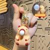 Брелок Kapibala Blow Bubbles, мультяшная кукла капибара, подвеска для ключей от автомобиля, брелок для ключей на рюкзак, подвески, сумка, Декор, аксессуары