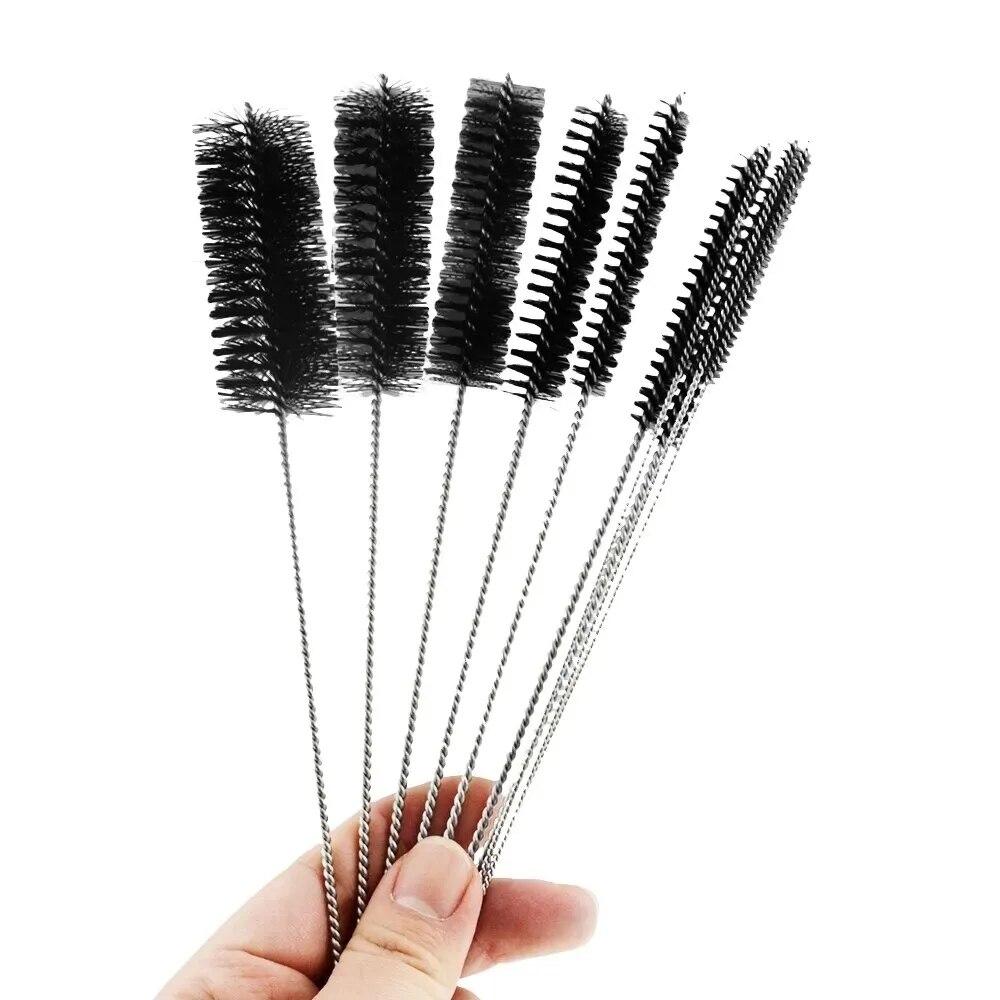 10pcs Nylon Tube Brushes Straw Collection for Drinking Straws Glasses Keyboards Jewelry Cleaning Eco-friendly Reusable Brushes Clean Tools