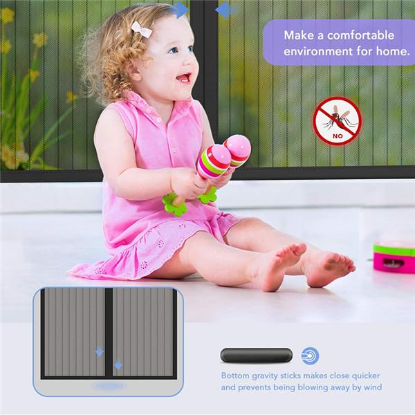 Anti-Mosquito Curtain Door Automatic Closing Mosquito Nets For Doors Magnetic Door From Mosquitos Door Window Screen Insect Net