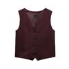 Spring New Women's Clothing Fashion Sleeveless Slim Fit Waistcoat Vest 4749886 Pairs of Pleated Pants 4391513