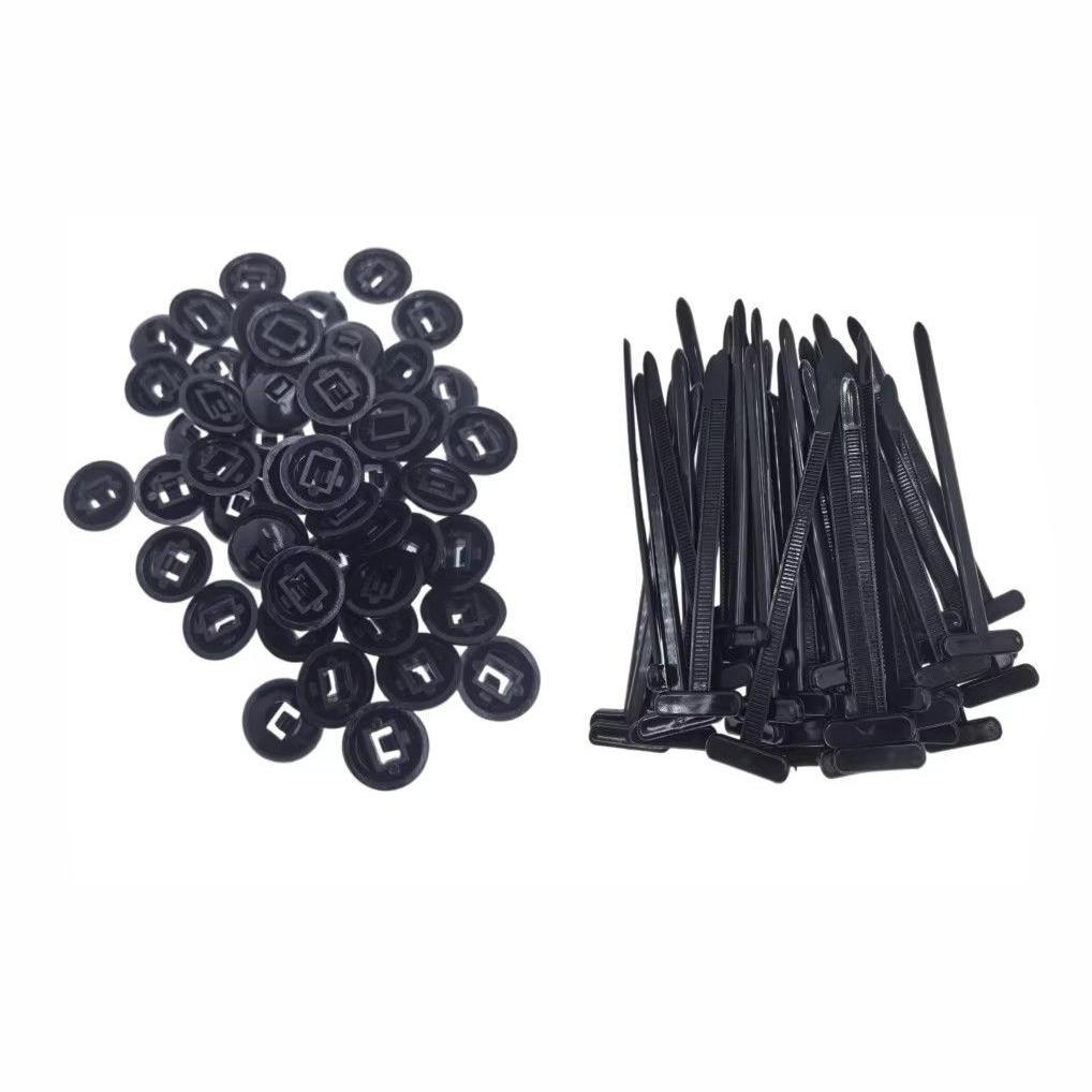 10/20/30/50/100Pcs Universal Nylon Cable Ties Buckle Multifunctional Auto Fastener Screw Clip Trunk Engine Guard Panel Wire Clip