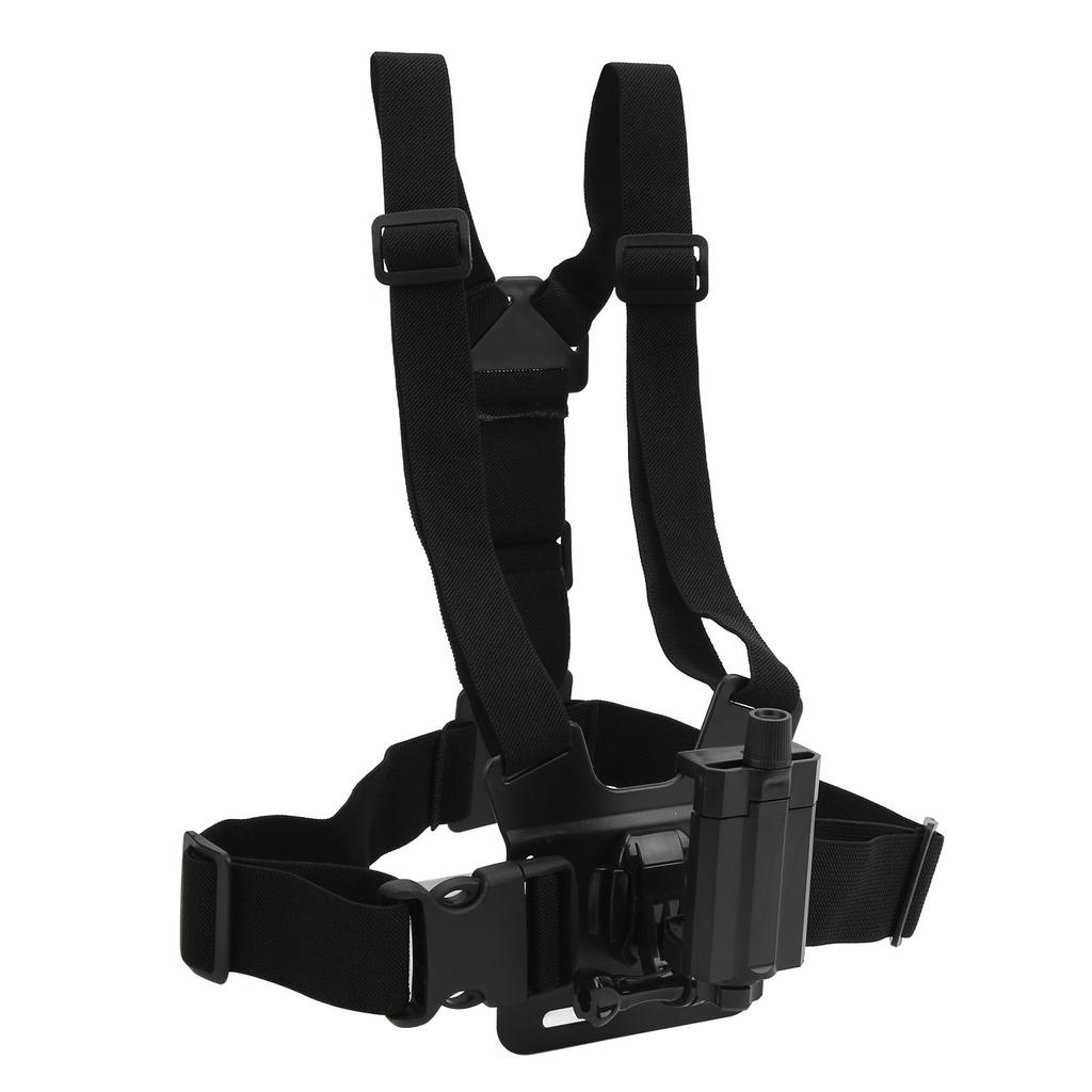 Cellphone Selfie Chest Mount Strap Adjustable Angle for Live Streaming Riding Sports Camera