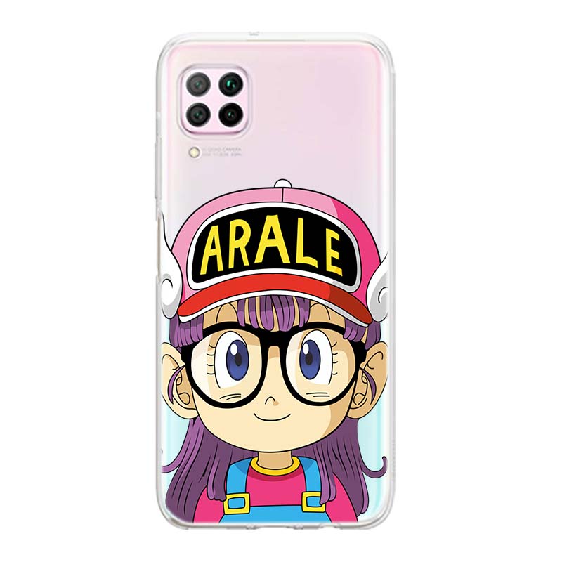 Arale Dr Slump Soft TPU Silicone Cover For Huawei P50 P40 P30 P20 Pro P10 P9 P8 Lite E Plus 2019 Phone Case