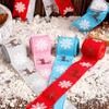 Christmas Bow Decorative Ribbon Christmas Elk Ribbon Diy Imitation Linen Webbing Material Gift Ribbon