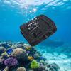 Боковая сумка для BCD Прочный ПВХ Сумка на пояс для дайвинга D-образный фиксатор из нержавеющей стали Хранение для дайверов