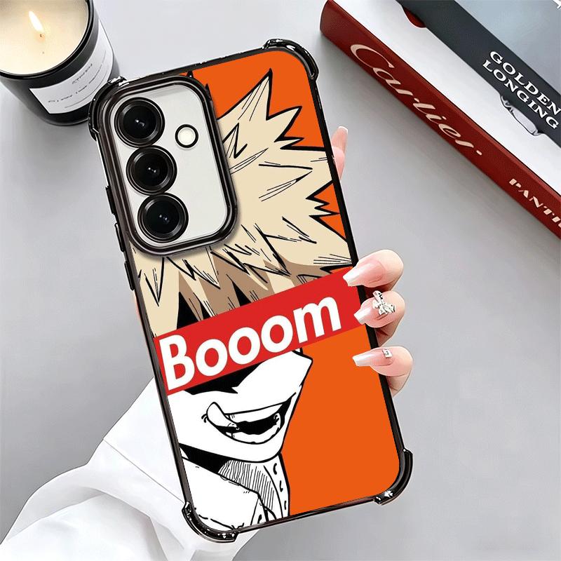 MHA Моя геройская академия Бакуго Кацуки Мягкий чехол для телефона для Samsung A17 A27 A07 A37 A57 A16 A56 A15 A55 A14 A54 A13 A53 A26 A36 A25 A35 A24