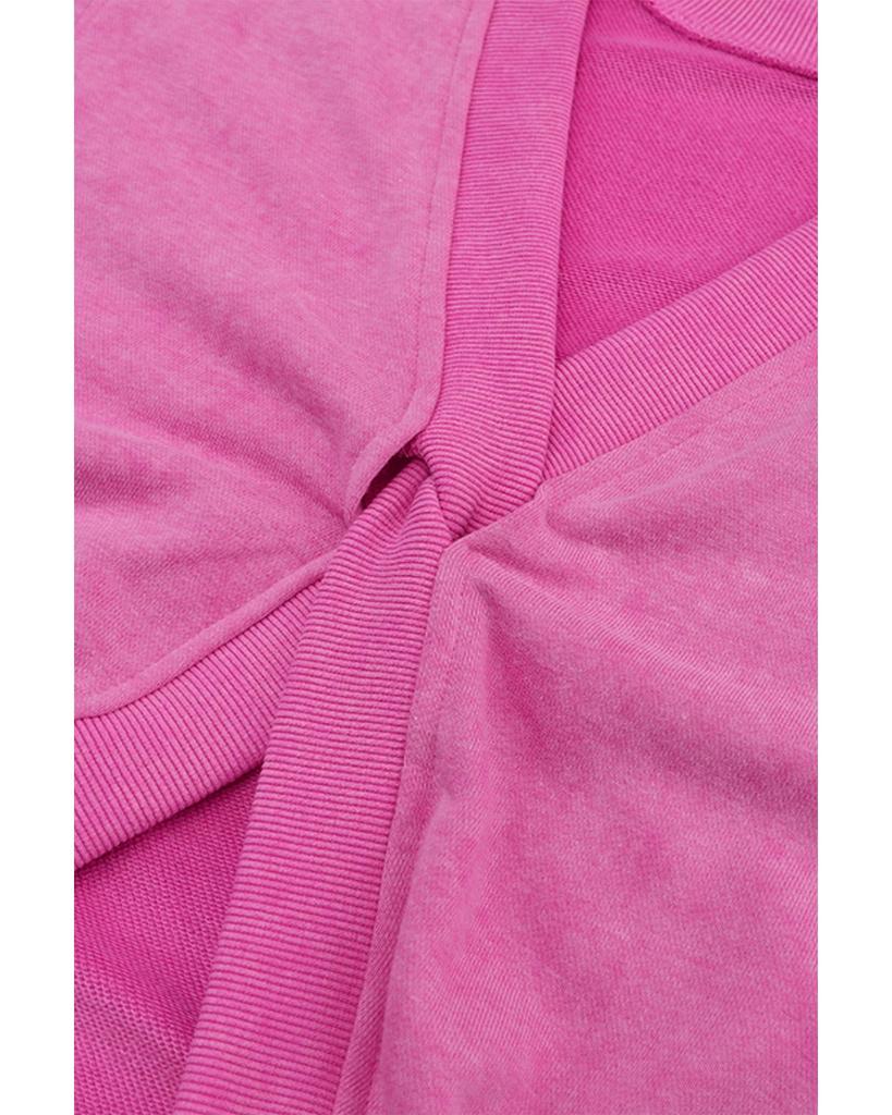 Azura Exchange Twist Open Back Oversized Sweatshirt