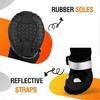 Dog Suspender Boots, Waterproof Dog Rain Boots, Puppy Snow Shoes for Winter, Anti Dirt Pants Adjustable Suspender Pants for Outdoor Walking & Paw Prot