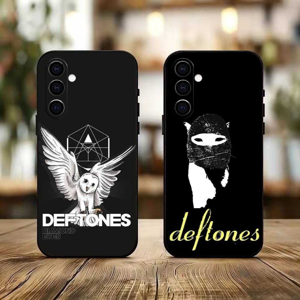 Ню-метал группа Deftones Чехол для телефона для Samsung Galaxy A73, A72, A71, A70, A53, A52, A51, Другие Мягкий черный чехол