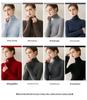 2026 Le Kasha Women's Pure Cashmere Ribbed High Neck Base Layer Top