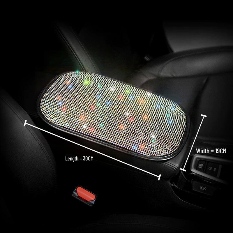 Универсальная утолщенная ромбовидная защитная накладка на подлокотник автомобиля