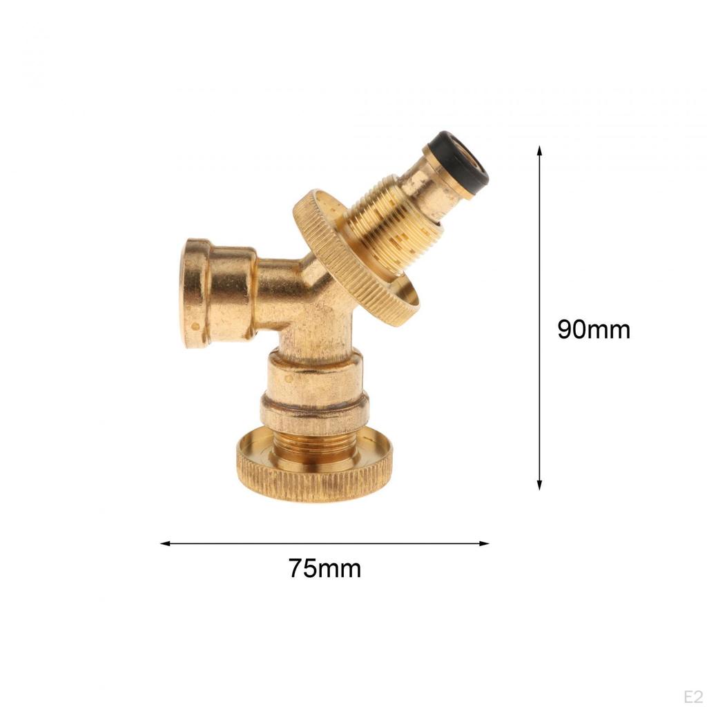 Переходник для газового делителя пропана, подключение к шлангу, быстрая установка