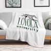 Greyhound Loyola University Throw Blanket Warm Plush Fuzzy Blanket for Living Room