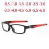 Men Sport Glasses Frames Eyewear Outdoor Sports Rectangle Myopia Prescription Cycling Eyeglasses -0.5 -1.0 -2.0 -3.0 -4.0