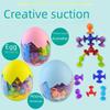 Sticky Music Suction Cup Building Blocks - Soft Silicone Educational Toys for Bath & DIY Play