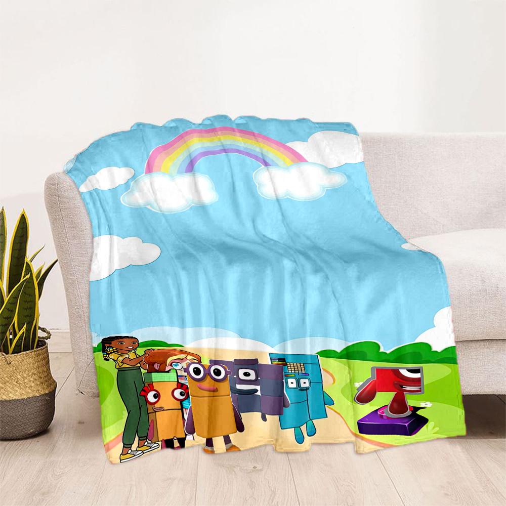 Numberblocks Blanket Ultra-Soft Suitable for Bed Office Chair for All Occasions Playful Design Unique Gift for Family and Friends Camping