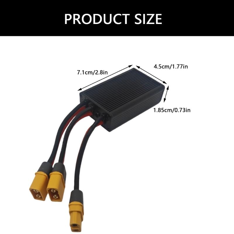 Электрический модуль параллельного подключения двойной батареи Преобразователь разряда батареи для электровелосипеда Двойной аккумуляторный блок Переключатели Балансир