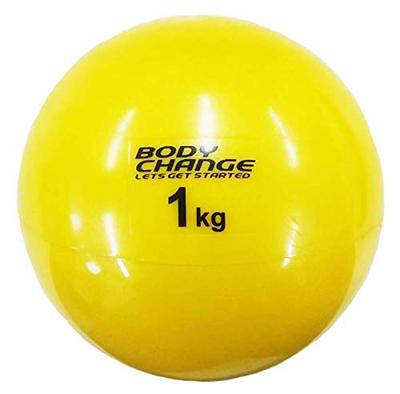 BODY CHANGE Тонирующий шар 1 кг STB-01 / Пилатес, Йога, Фитнес, Ходьба, Диета, Тренировка кора, Гантели, Реабилитация, 1 кг