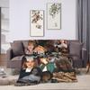 Maya Hawke Abstract Collage Blanket  Super Warm Funny Plush Throw Blanket For Kids Adult Couch Chair Flannel Bedspread Bed Cover