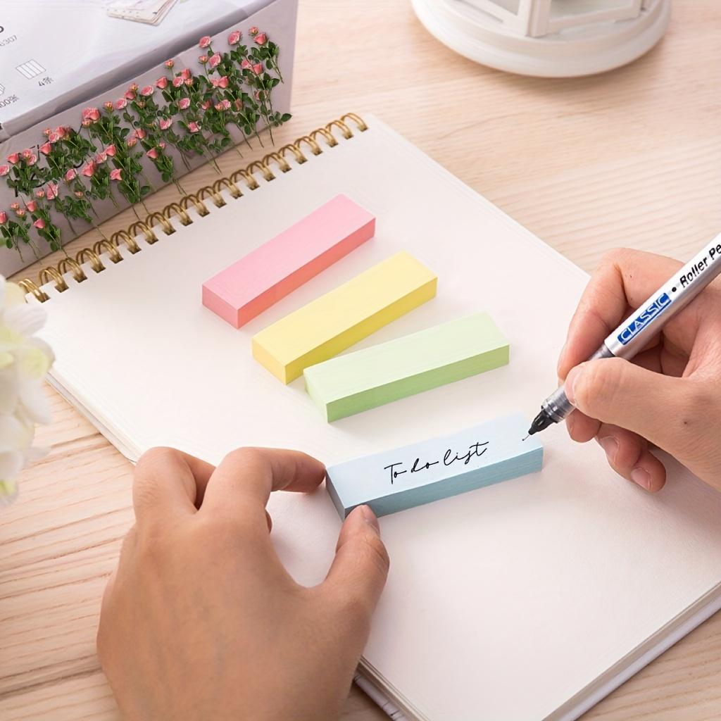 Small Rectangular Colorful Sticky Notes, Ideal for Messages for Students, Home, School, And Office Use