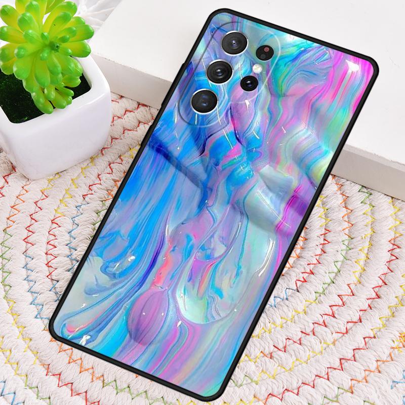 Голографический Dope Trippy Принт Силиконовый Чехол для Телефона Для Samsung Galaxy note 10 pro S26 S25 S24 S23 S22 S21 Plus Ultra Capa Чехол