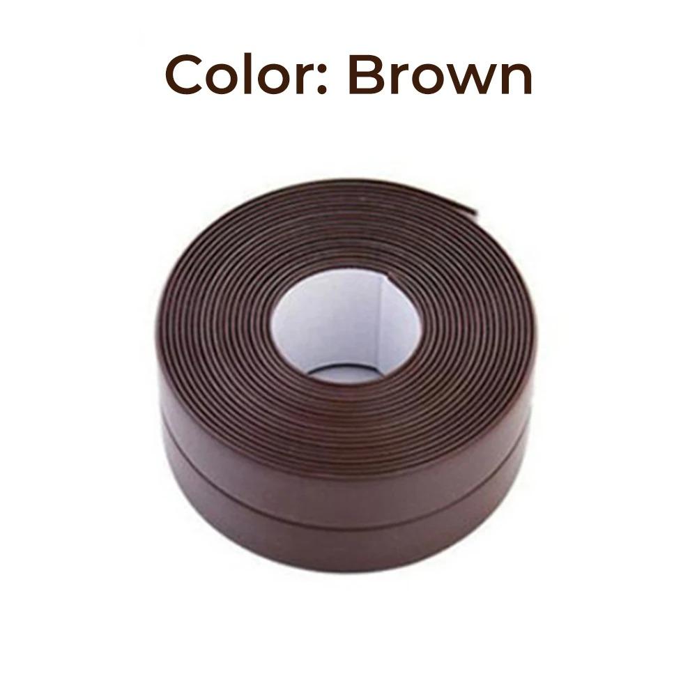 PVC Sealing Strip Tape Bathroom Bath Toilet Caulk Tape Self Adhesive Waterproof Mildew Proof Tapes For Kitchen Sink Wall Corner