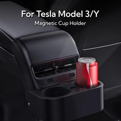 Для Tesla Model 3/Y Заднее сиденье Воздуховод Подстаканник Крышка заднего воздуховода Модель 3 Модель Y Кронштейн для органайзера для напитков Заднее воздуховод