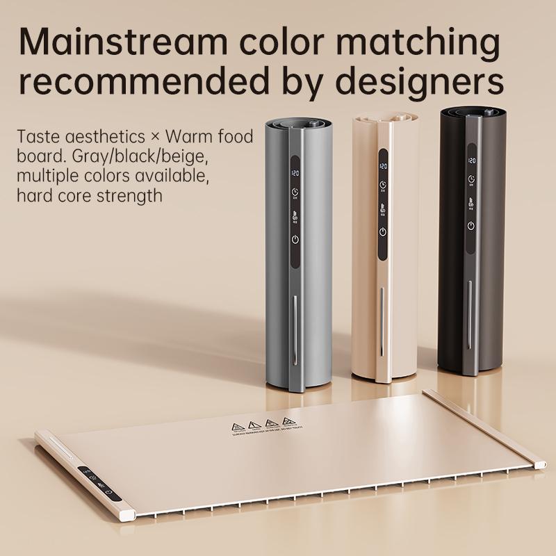 Flexible Silicone Food Warmer Mat Foldable Food Warming Tray Electric Food Warming Mat Warm Cutting Board Constant Warm Dishes